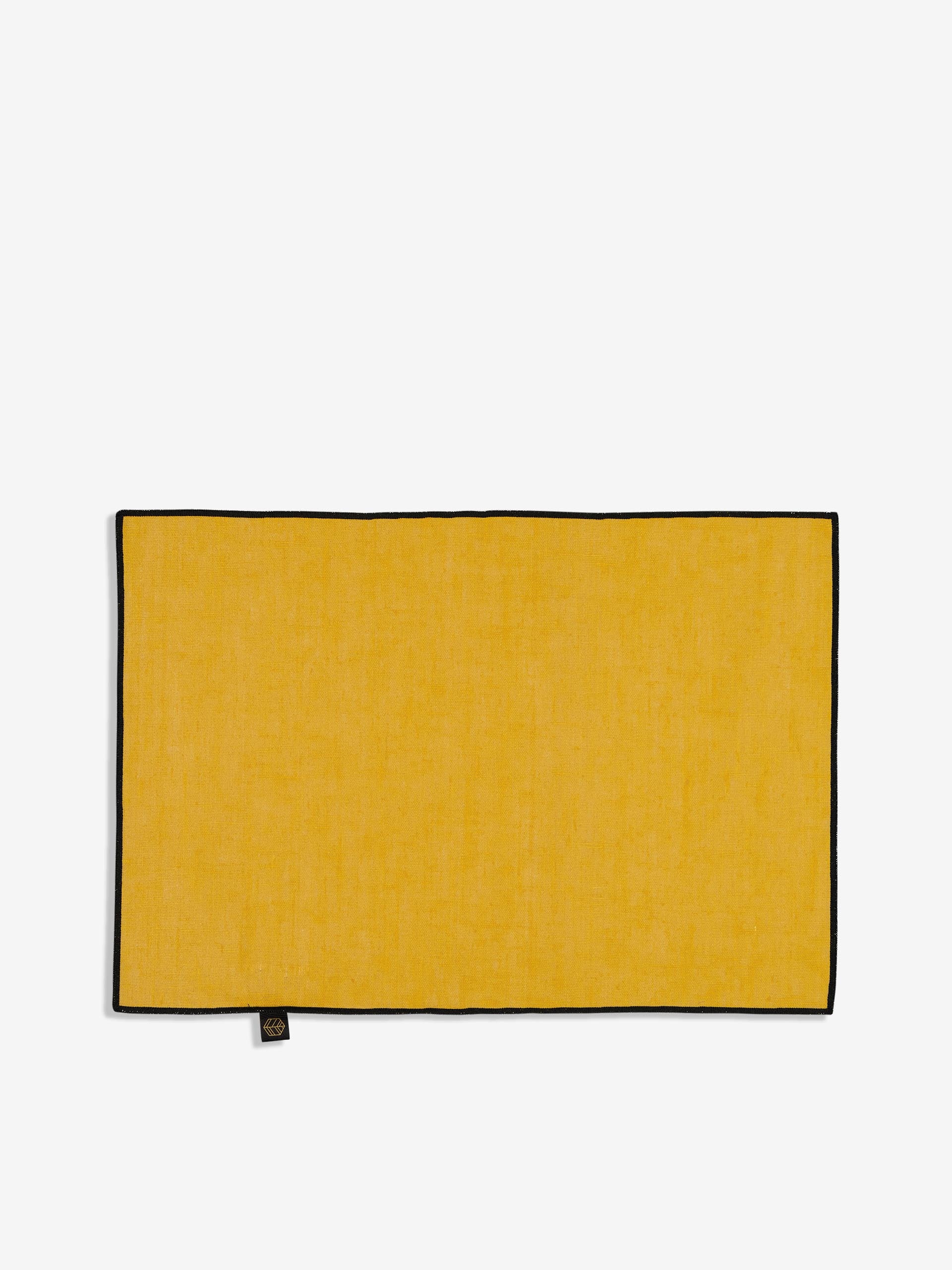 SAFFRON COATED LINEN TABLE SET 35X48 - Saffron , Home design Bensimon