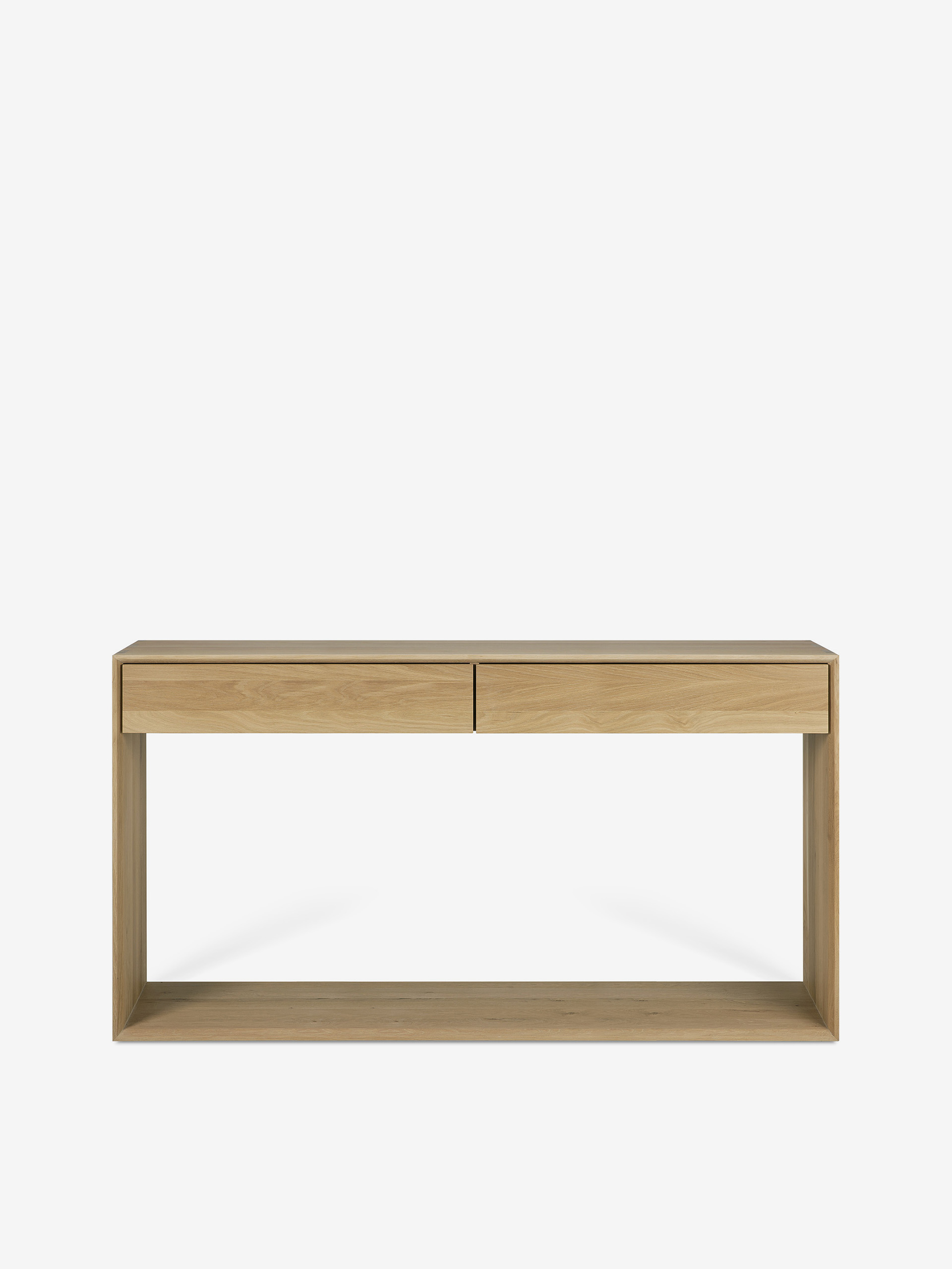 OAK NORDIC II BEDSIDE TABLE - HANGING 57X40X21 - Light oak , Home design Bensimon