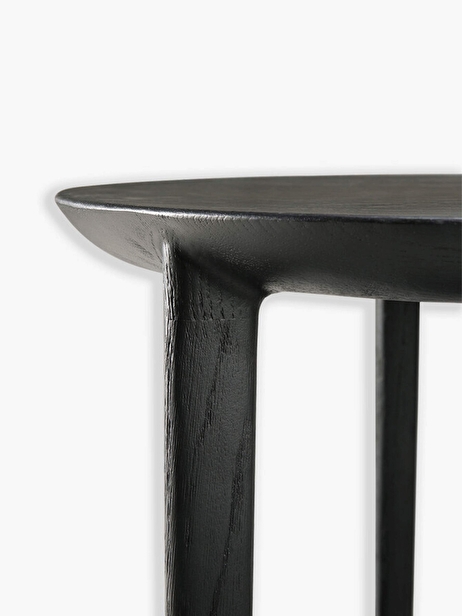 OAK BOK SIDE TABLE -  Black , Home design Bensimon