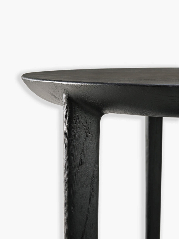OAK BOK SIDE TABLE -  Black , Home design Bensimon