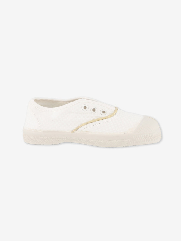 ELLY LITTLE SHINY DOT - White dot , Tennis & Shoes Bensimon
