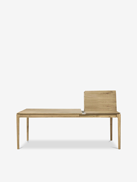 EXTENSION OAK BOK TABLE - 140/220 CM -  Light oak , Home design Bensimon