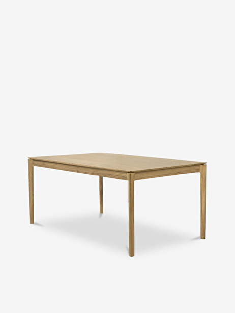 EXTENSION OAK BOK TABLE - 140/220 CM -  Light oak , Home design Bensimon
