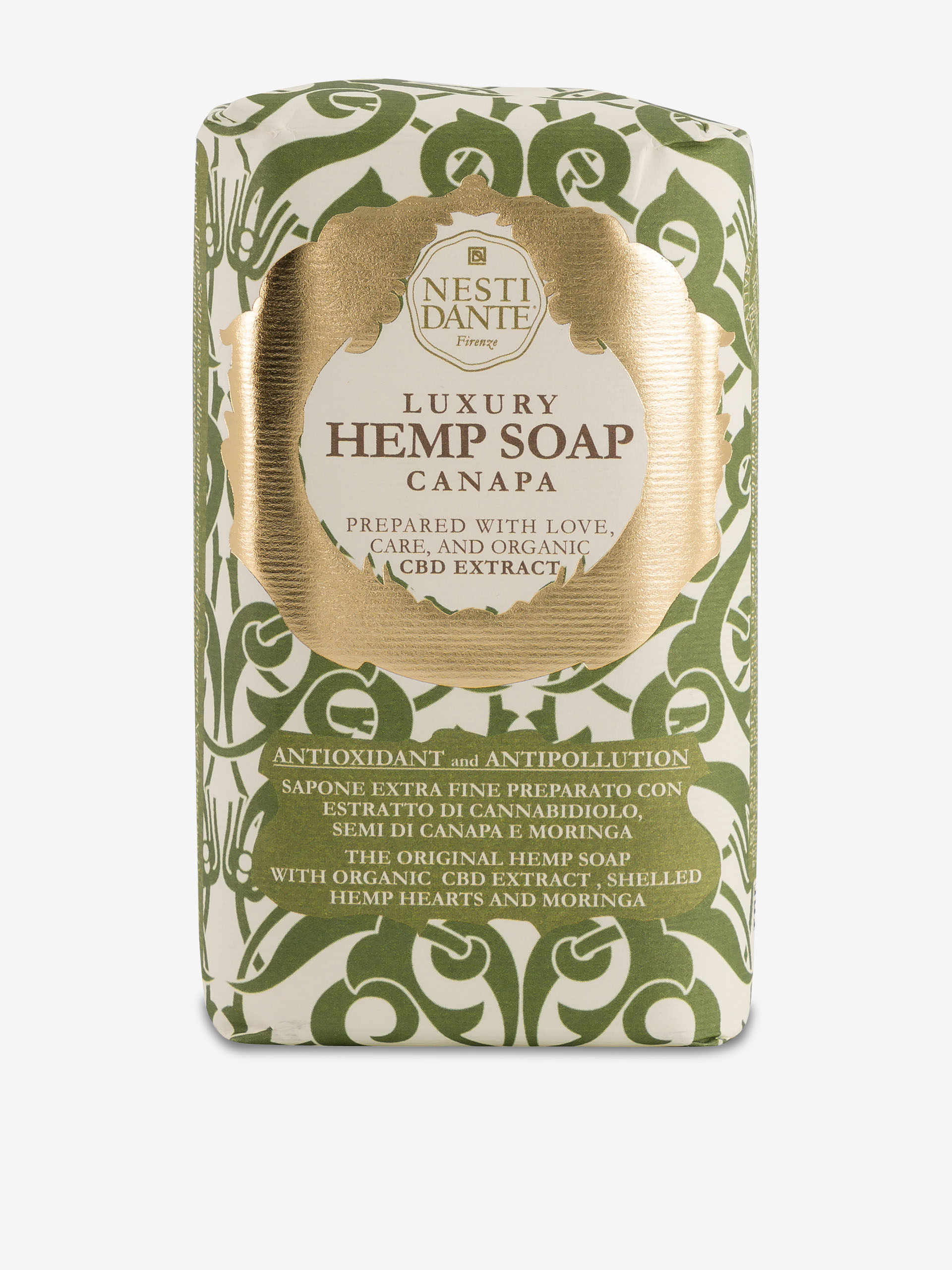 SAVON CHANVRE HEMP ANTI OXYDANT -  Green , Home design Bensimon
