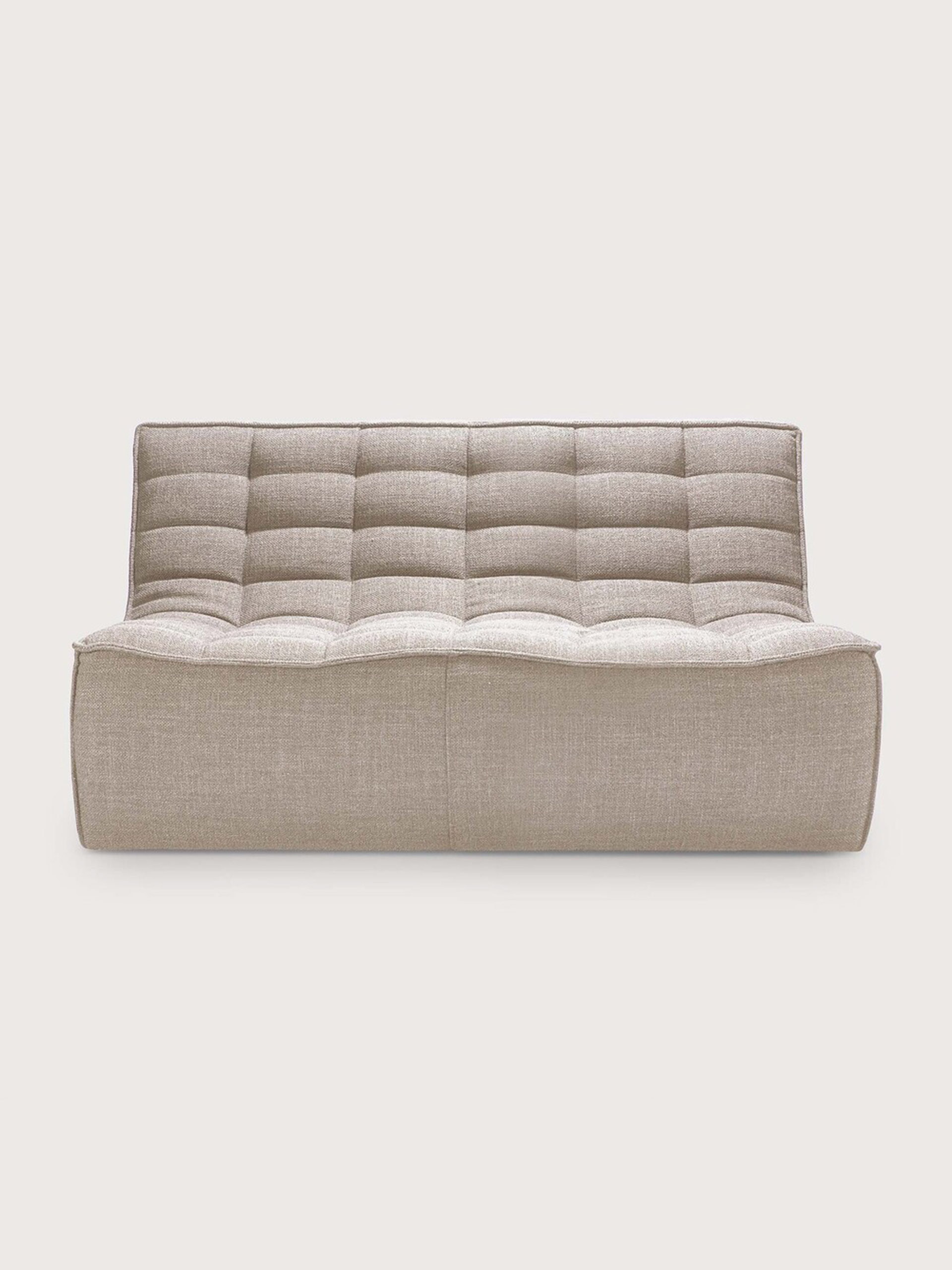 N701 SOFA 3 SEATER BEIGE 210x91x76 - Beige , Home design Bensimon