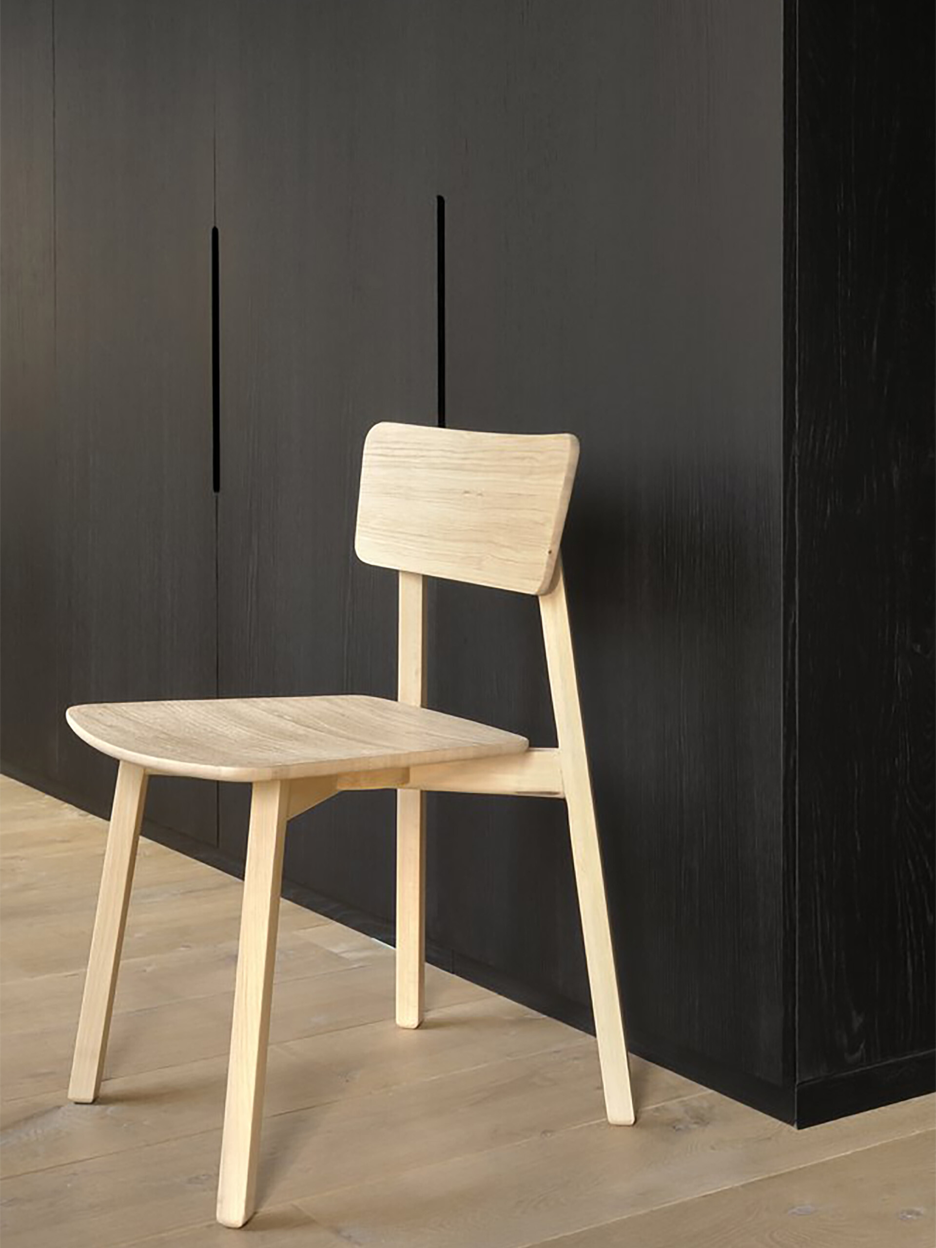 CHAISE CASALE EN CHENE - Light oak , Home design Bensimon