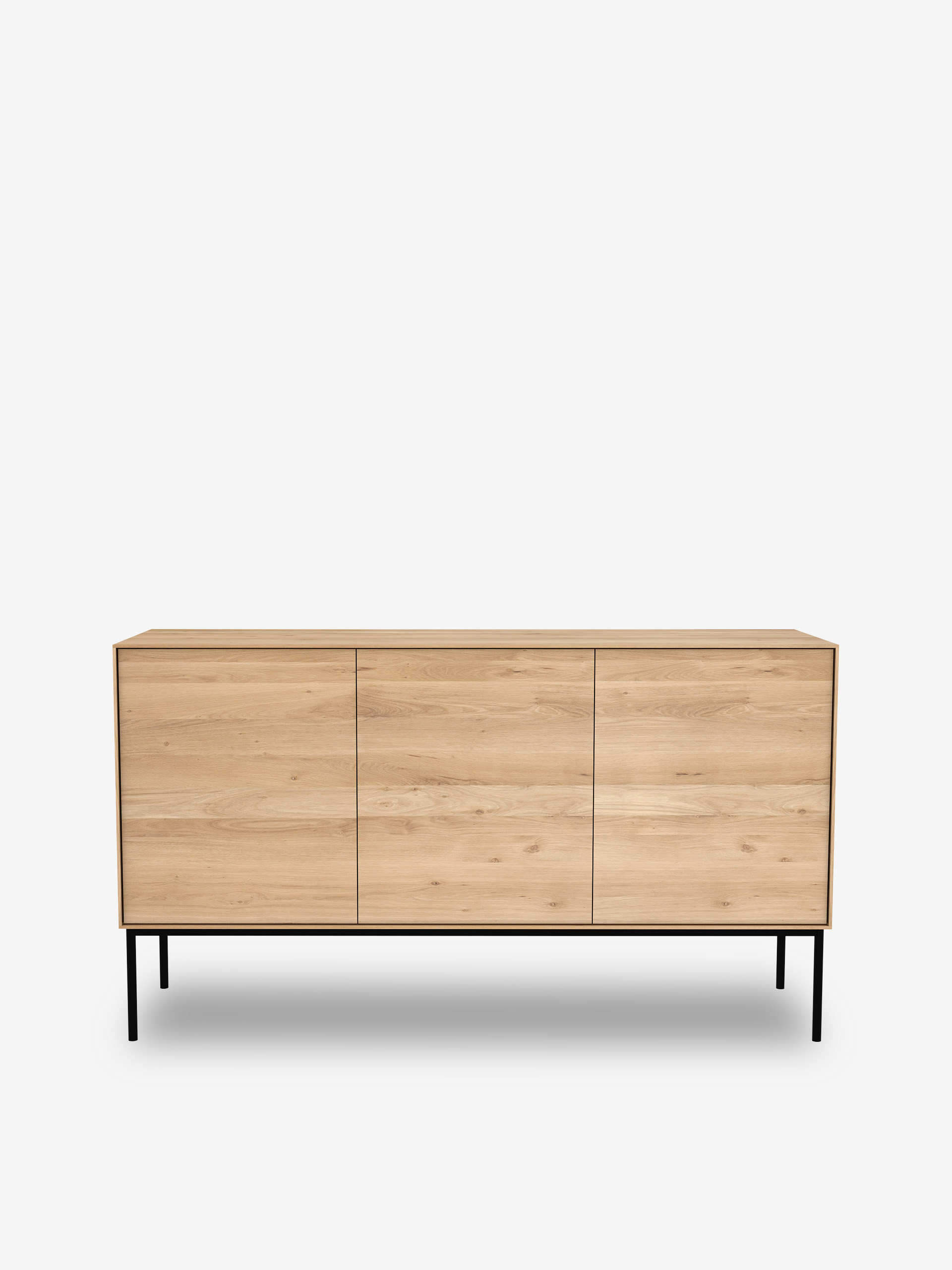 TABLE CHEVET 1TIR SPINDLE 55X35X52 - Light oak , Home design Bensimon