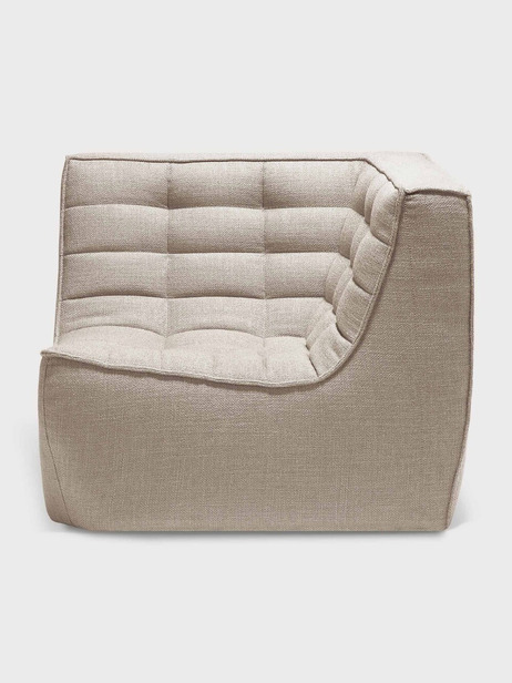N701 SOFA CORNER BEIGE 91x91x76 -  Beige , Home design Bensimon