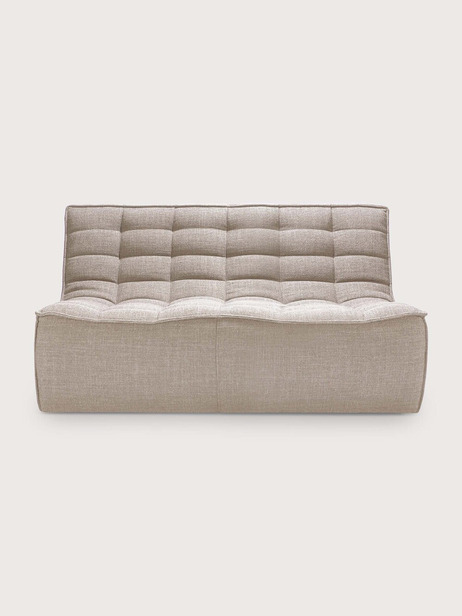 N701 SOFA 3 SEATER BEIGE 210x91x76 -  Beige , Home design Bensimon
