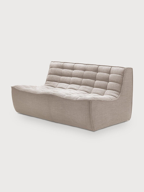 N701 SOFA 3 SEATER BEIGE 210x91x76 -  Beige , Home design Bensimon