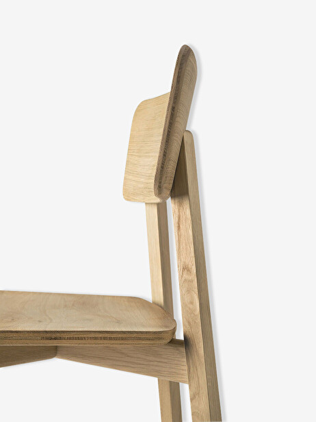 CHAISE CASALE EN CHENE -  Light oak , Home design Bensimon