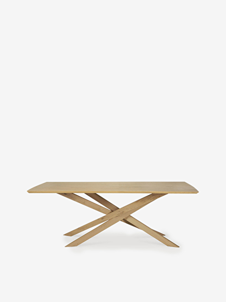 TABLE MIKADO EN CHENE - L240 CM -  Light oak , Home design Bensimon