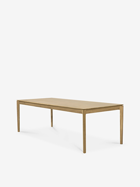 TABLE BOK EN CHENE - L200 CM -  Light oak , Home design Bensimon