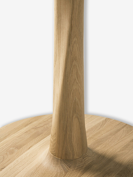 TABLE TORSION EN CHENE D127 -  Light oak , Home design Bensimon