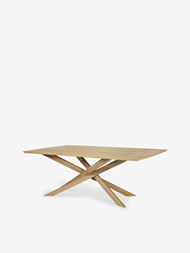 TABLE MIKADO EN CHENE - L240 CM -  Light oak , Home design Bensimon