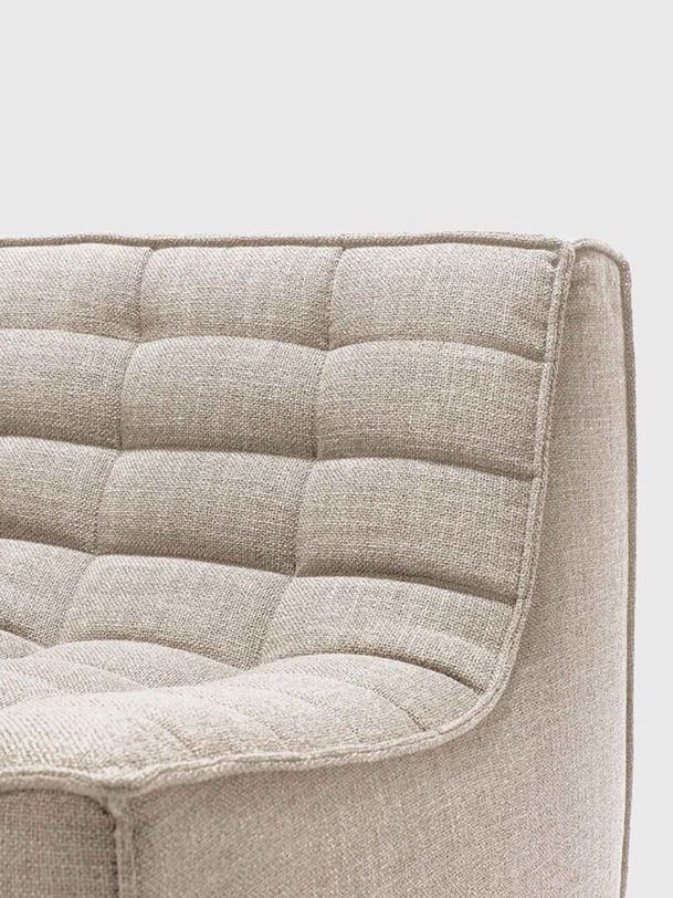 N701 SOFA CORNER BEIGE 91x91x76 - Beige , Home design Bensimon
