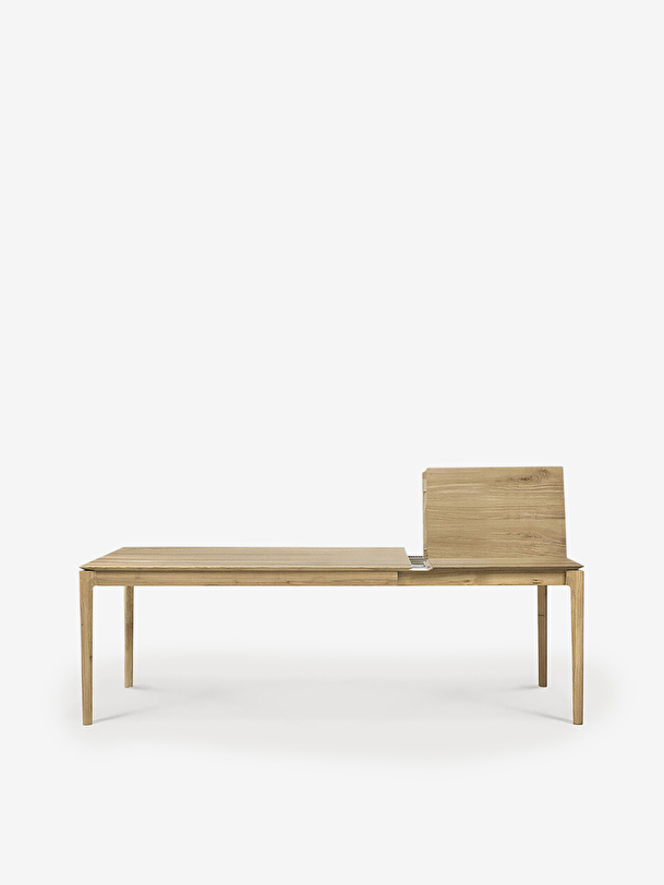 TABLE BOK A RALLONGE 160/240 90X76 - Light oak , Home design Bensimon