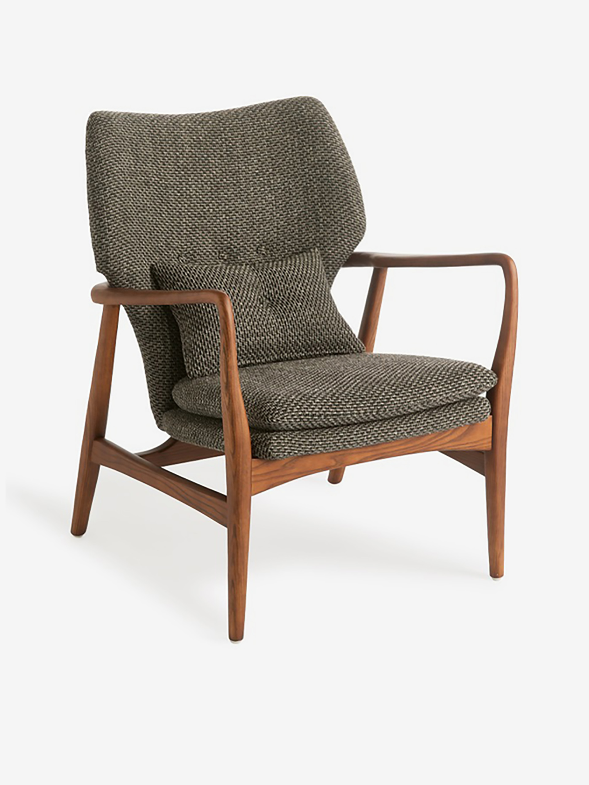 FAUTEUIL PEGGY GRIS CHINE -  Grey , Home design Bensimon