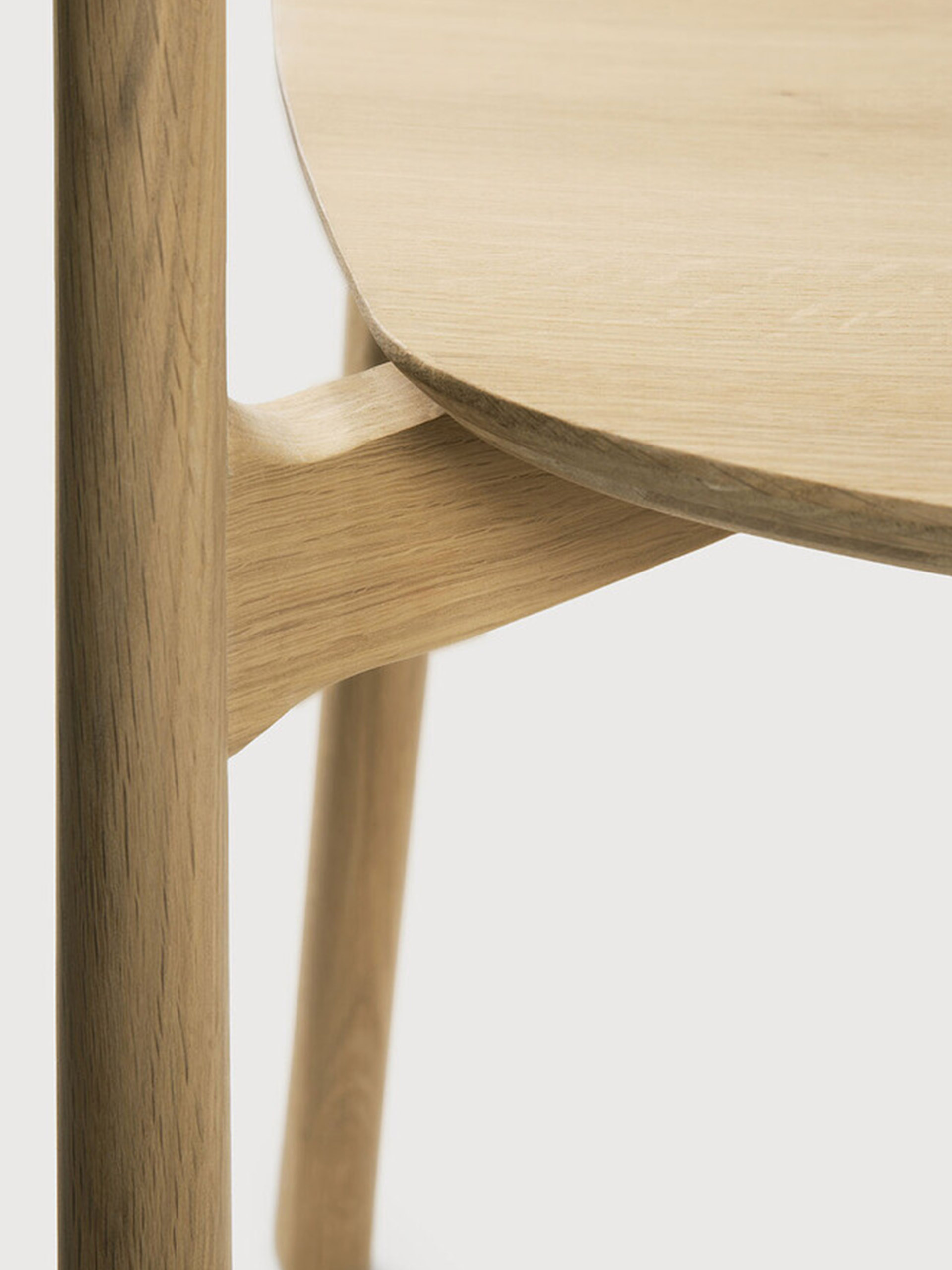 OAK BOK LACQUERED CHAIR - Light oak , Home design Bensimon