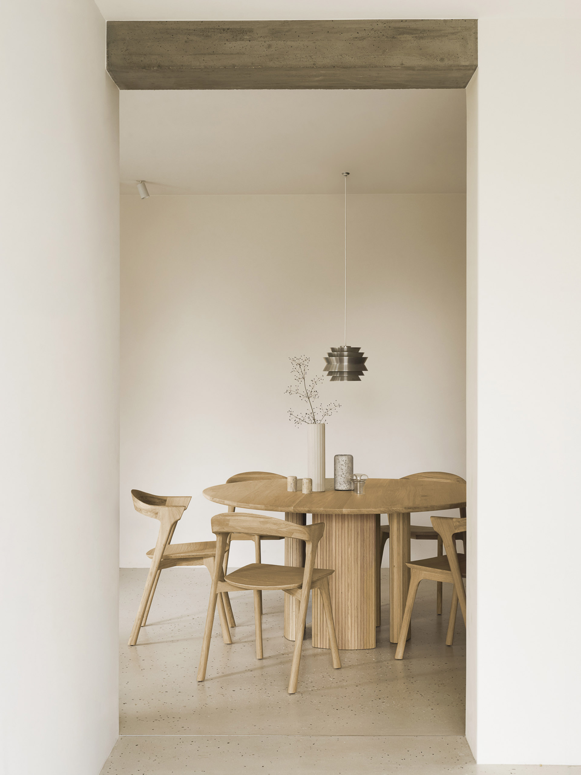 OAK BOK LACQUERED CHAIR - Light oak , Home design Bensimon