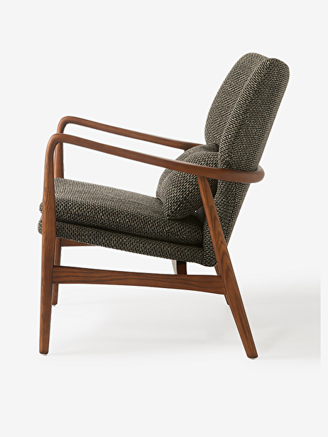 FAUTEUIL PEGGY GRIS CHINE -  Grey , Home design Bensimon