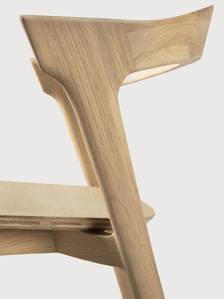 OAK BOK LACQUERED CHAIR -  Light oak , Home design Bensimon