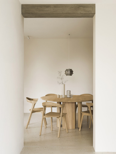OAK BOK LACQUERED CHAIR -  Light oak , Home design Bensimon