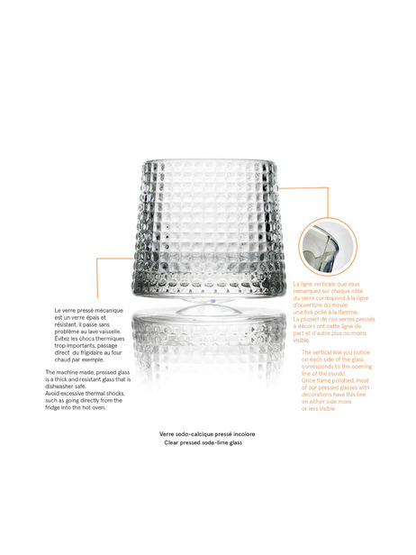 SET 4 VERRES TOURNEURS -  Transparent , Home design Bensimon