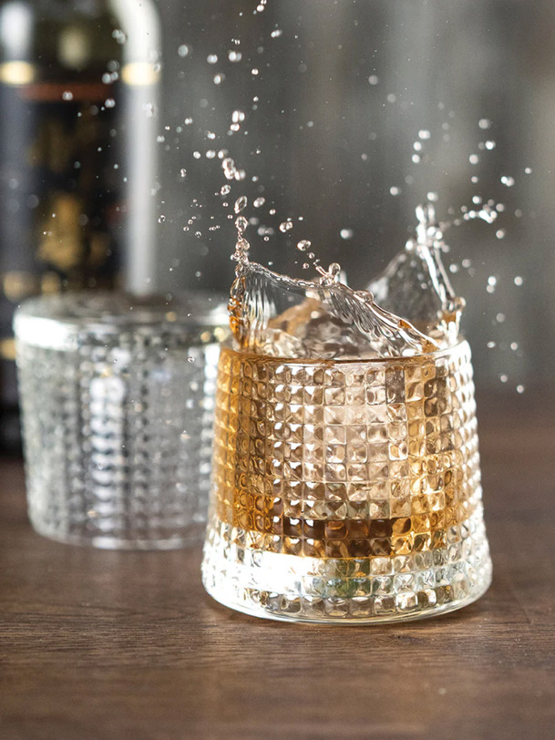 SET 4 VERRES TOURNEURS - Transparent , Home design Bensimon