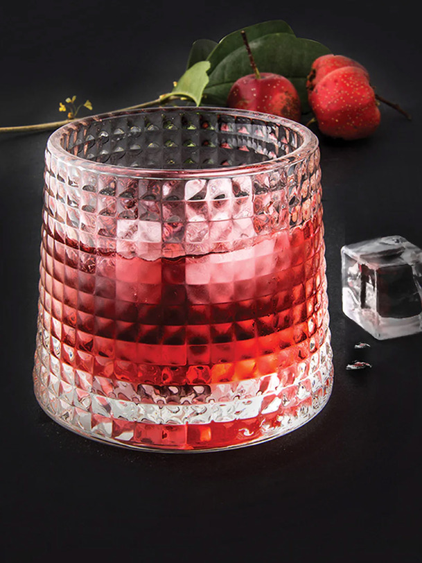 SET 4 VERRES TOURNEURS - Transparent , Home design Bensimon