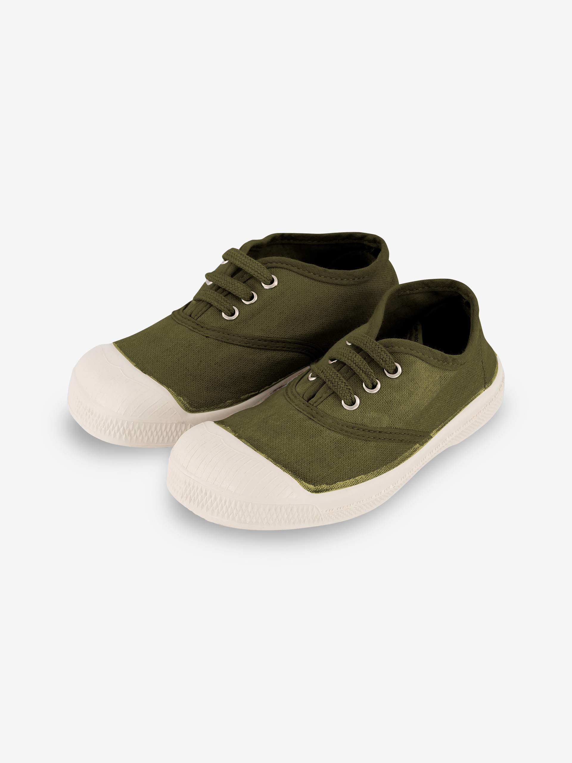 KIDS LACE-UP TENNIS -  Khaki , Tennis & Shoes Bensimon