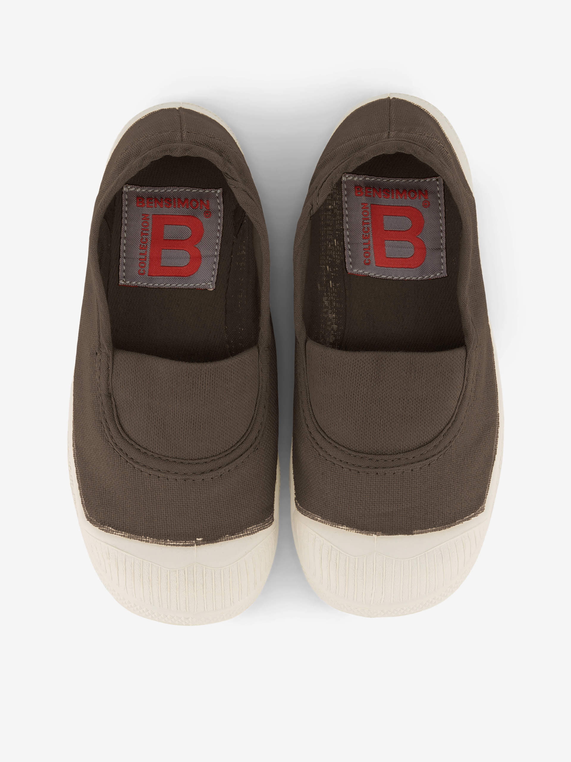 KIDS ELASTIC TENNIS -  Khaki , Tennis & Shoes Bensimon