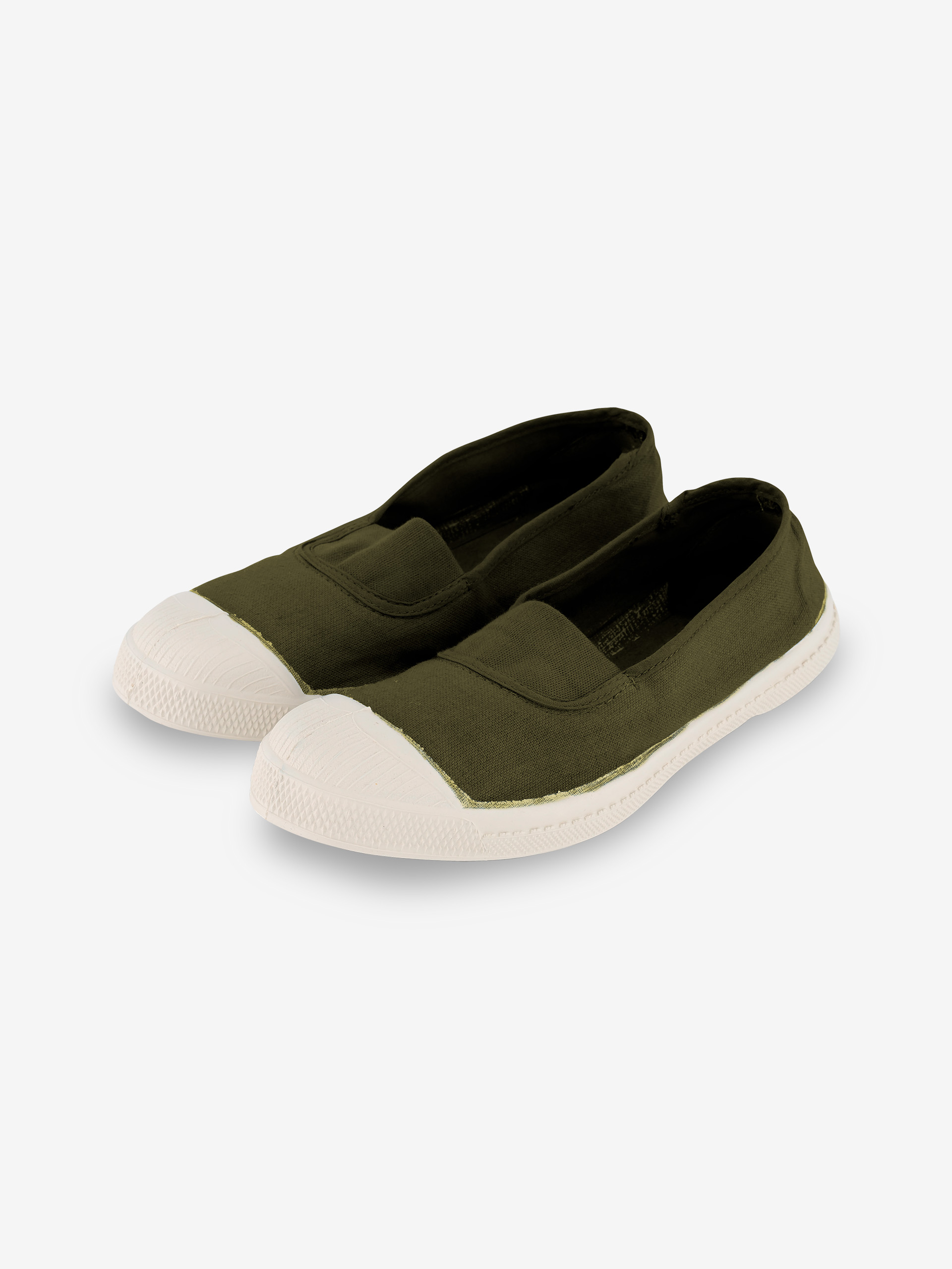 WOMAN ELASTIC TENNIS -  Khaki , Tennis & Shoes Bensimon