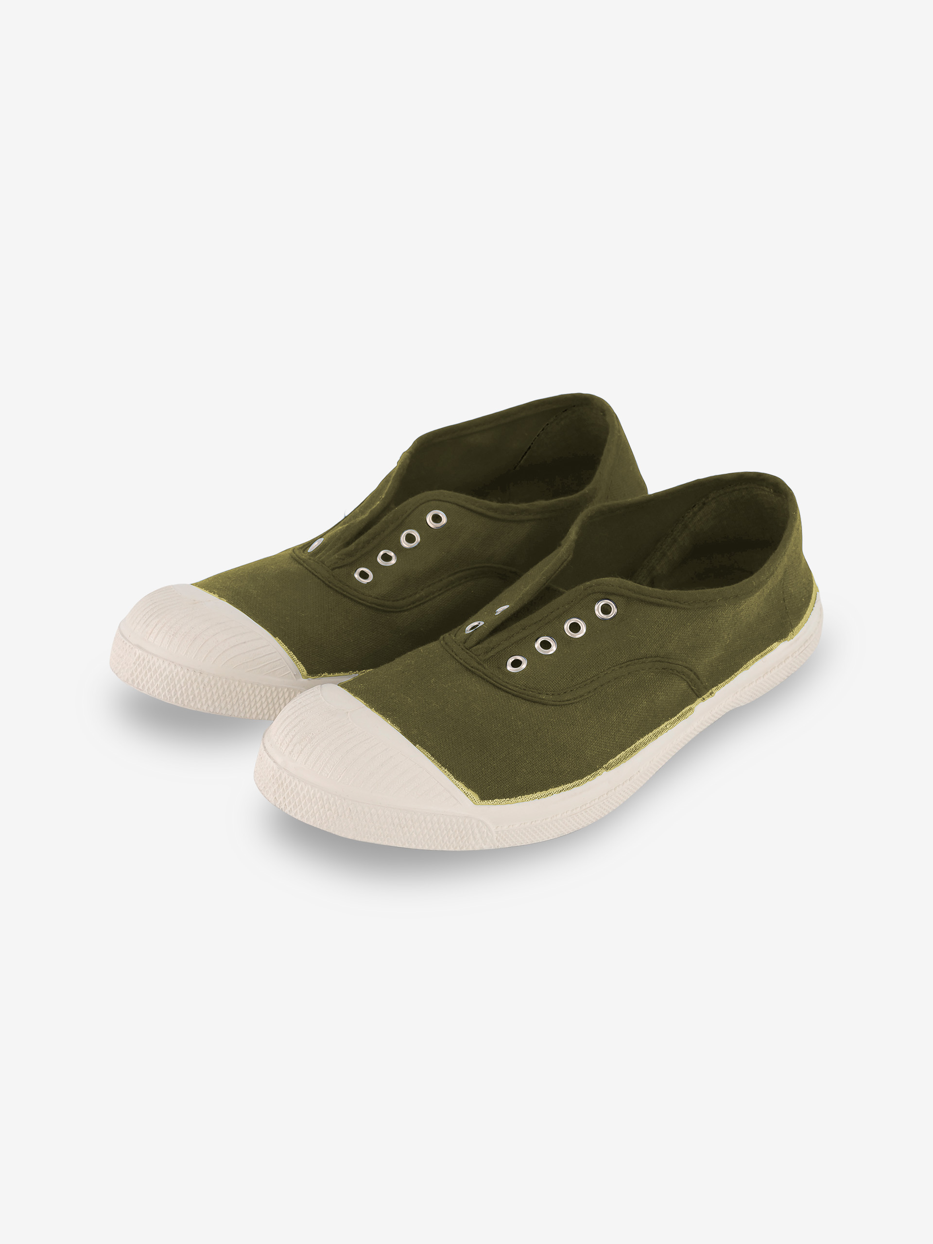 WOMAN ELLY TENNIS -  Khaki , Tennis & Shoes Bensimon