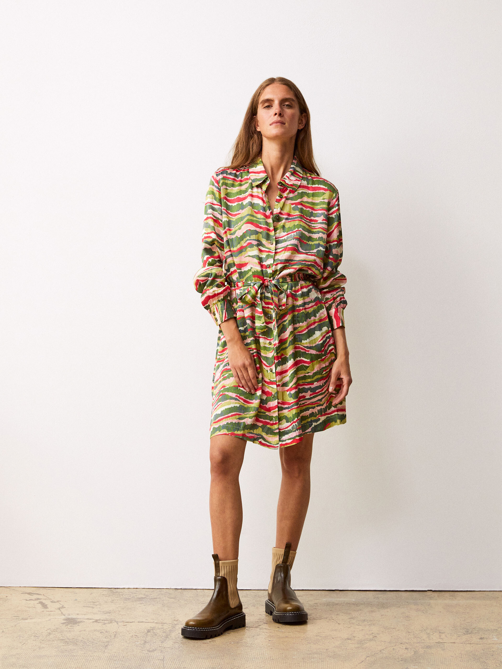 GLADYSA DRESS -  Panorama print , Ready-to-wear Bensimon