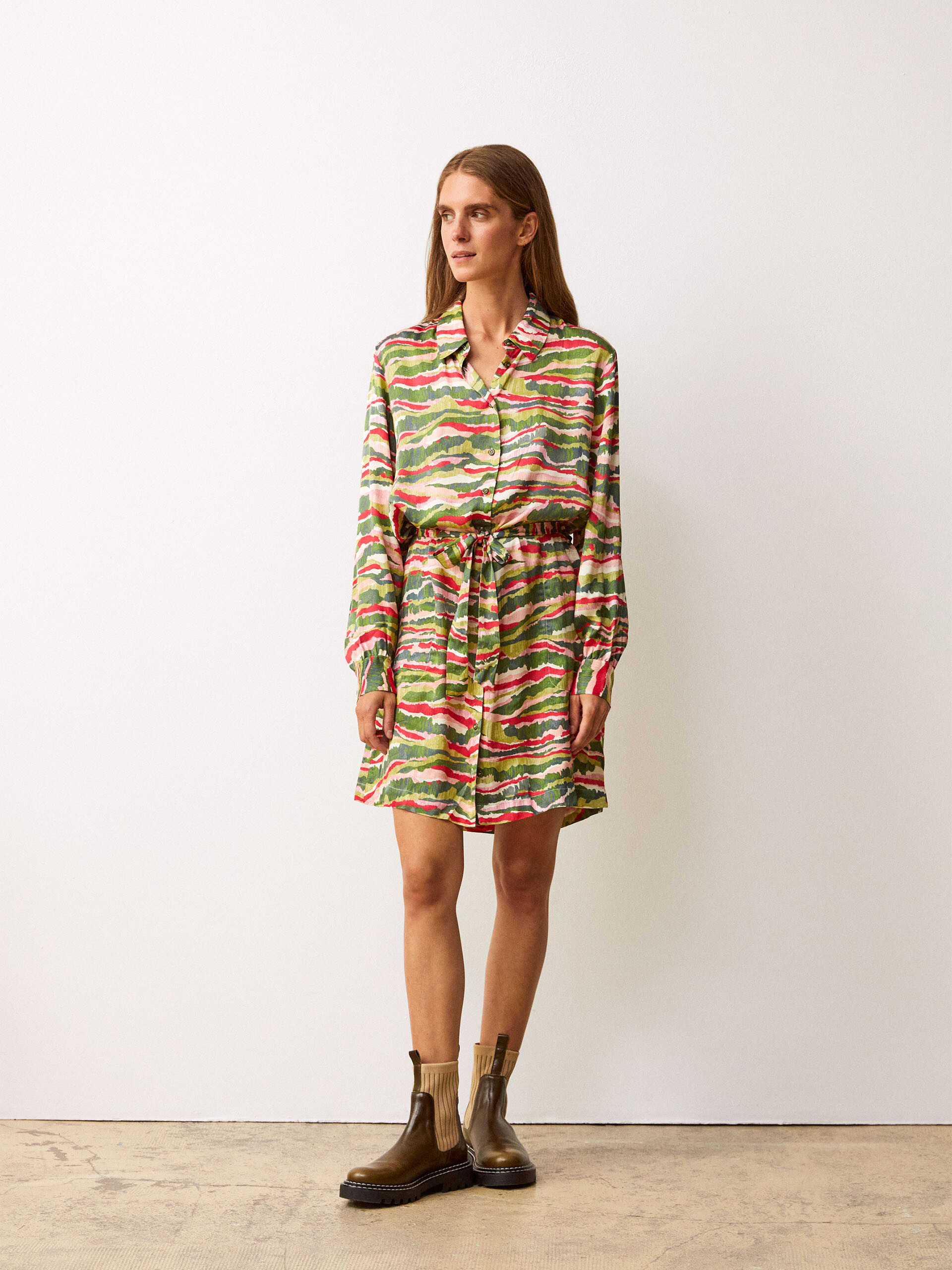 GLADYSA DRESS -  Panorama print , Ready-to-wear Bensimon