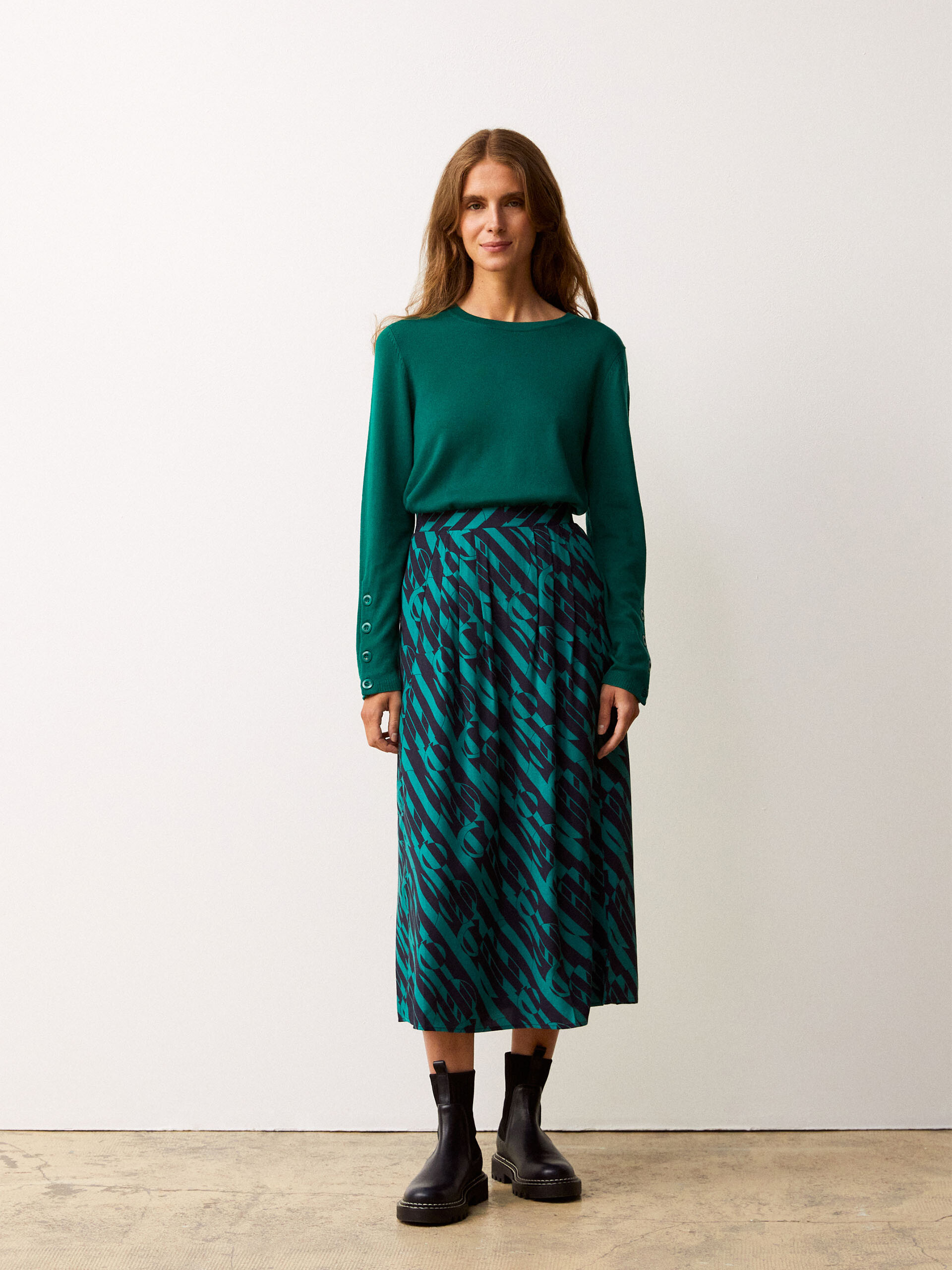 GANGSTER SKIRT -  Gemetric print , Ready-to-wear Bensimon
