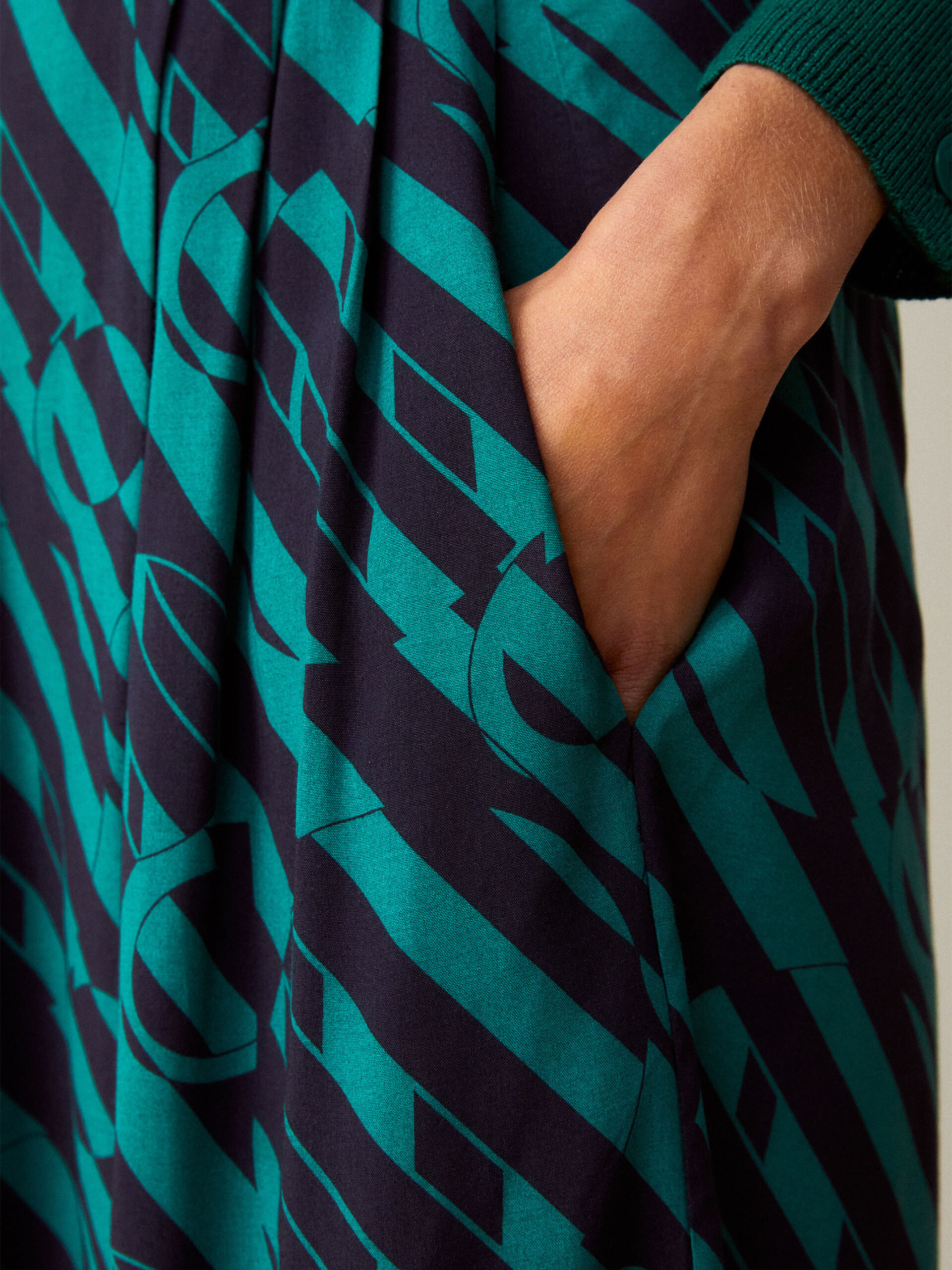 GANGSTER SKIRT -  Gemetric print , Ready-to-wear Bensimon