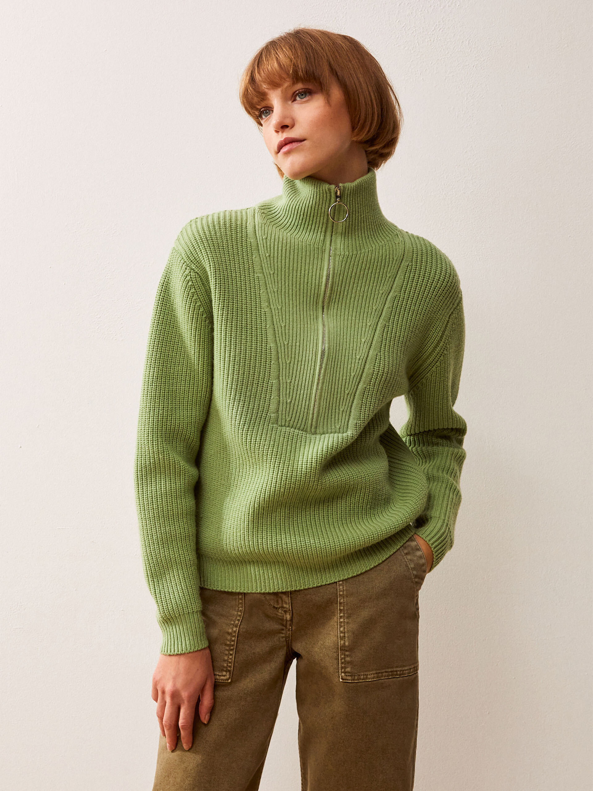GREG SWEATER -  Pistachio , Ready-to-wear Bensimon