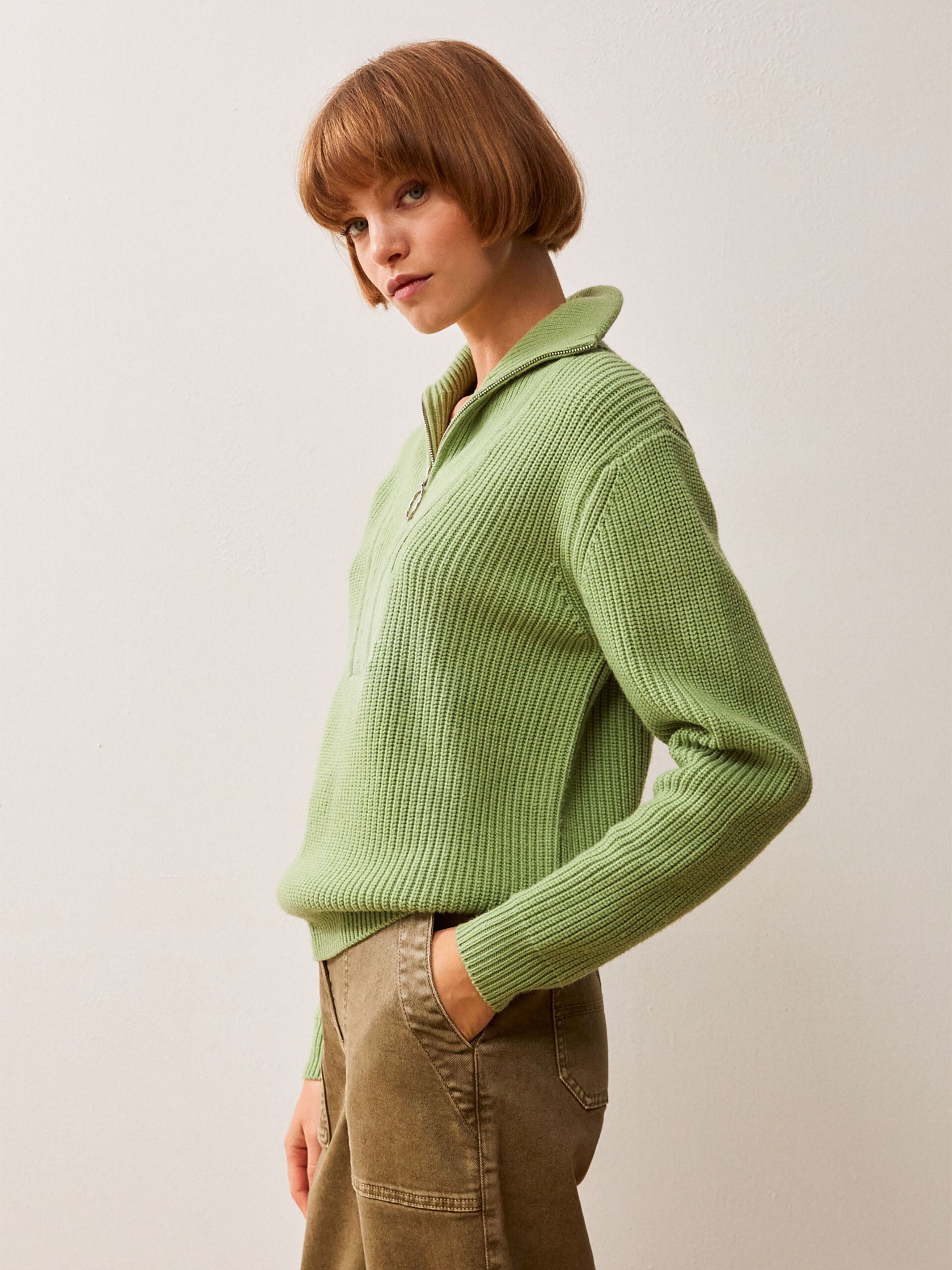 GREG SWEATER -  Pistachio , Ready-to-wear Bensimon