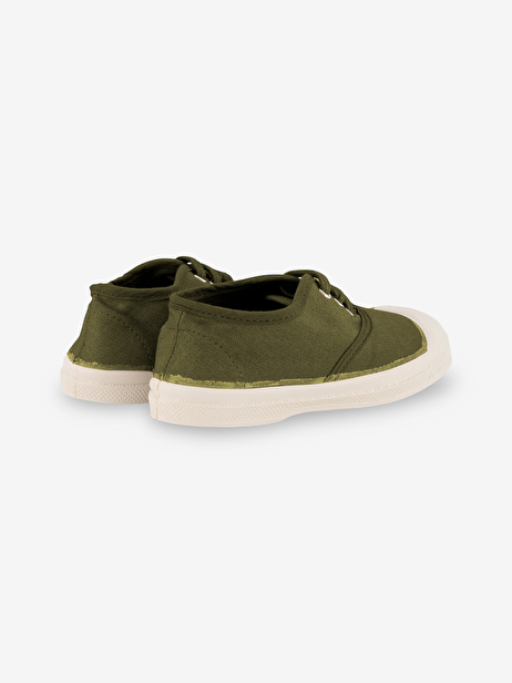 KIDS LACE-UP TENNIS -  Khaki , Tennis & Shoes Bensimon
