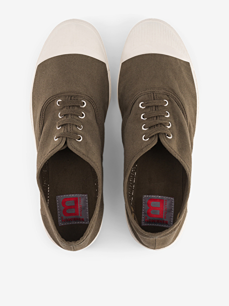 MEN LACE-UP TENNIS -  Khaki , Tennis & Shoes Bensimon