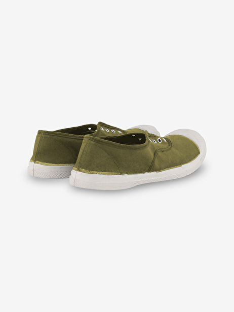 WOMAN ELLY TENNIS -  Khaki , Tennis & Shoes Bensimon