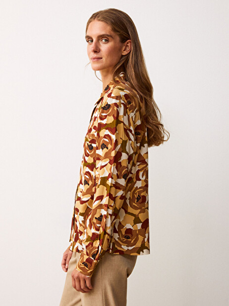 GALICIA SHIRT -  Fall flowers , Ready-to-wear Bensimon