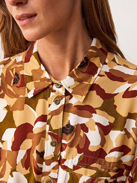 GALICIA SHIRT -  Fall flowers , Ready-to-wear Bensimon