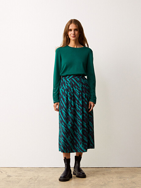 GANGSTER SKIRT -  Gemetric print , Ready-to-wear Bensimon