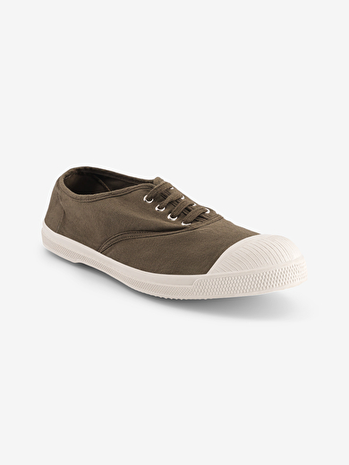 MEN LACE-UP TENNIS -  Khaki , Tennis & Shoes Bensimon