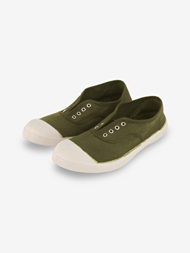WOMAN ELLY TENNIS -  Khaki , Tennis & Shoes Bensimon
