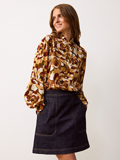 EMMELIE BLOUSE -  Fall flowers , Ready-to-wear Bensimon