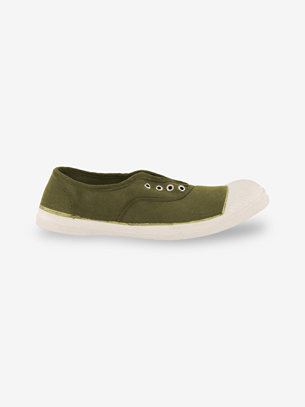 WOMAN ELLY TENNIS -  Khaki , Tennis & Shoes Bensimon